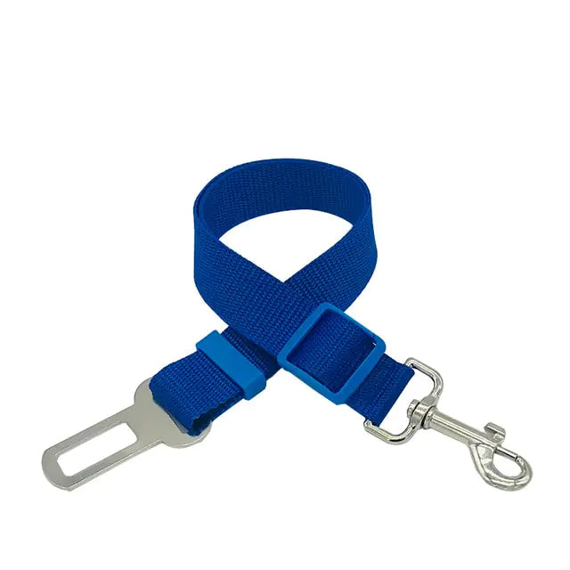 Adjustable Leash Dog Seat Belt Blue 45-72cmWidth 2.5cm